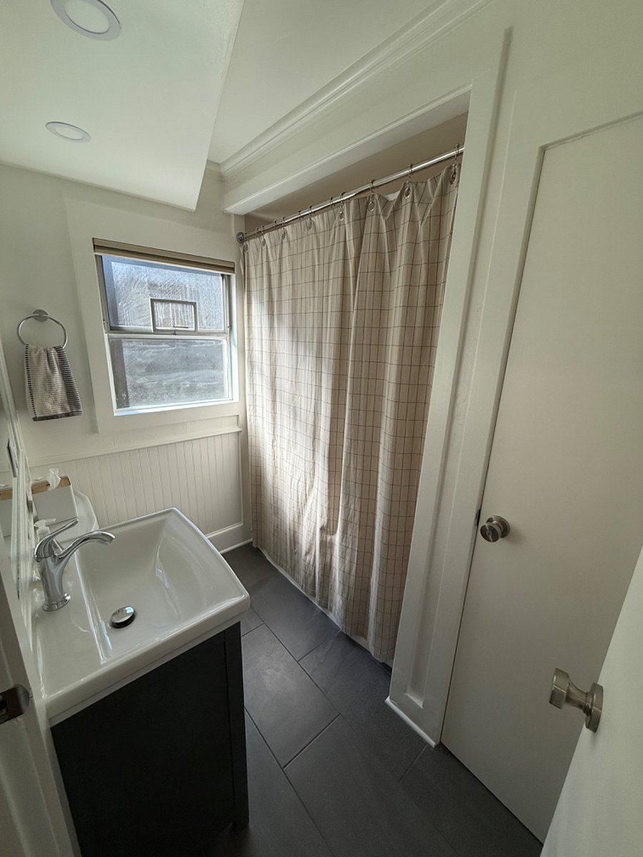 Bathroom with shower & tub