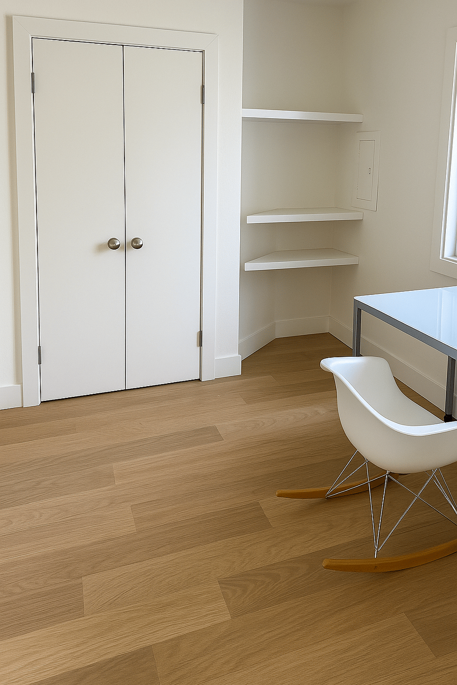 Desk & closet is office / 2nd bedroom