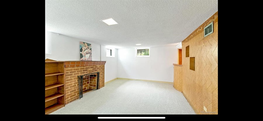 Living space downstairs