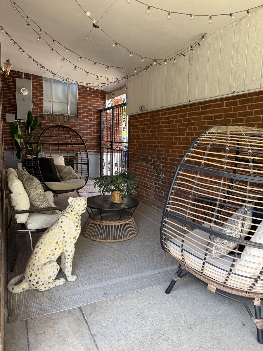 Backside patio!