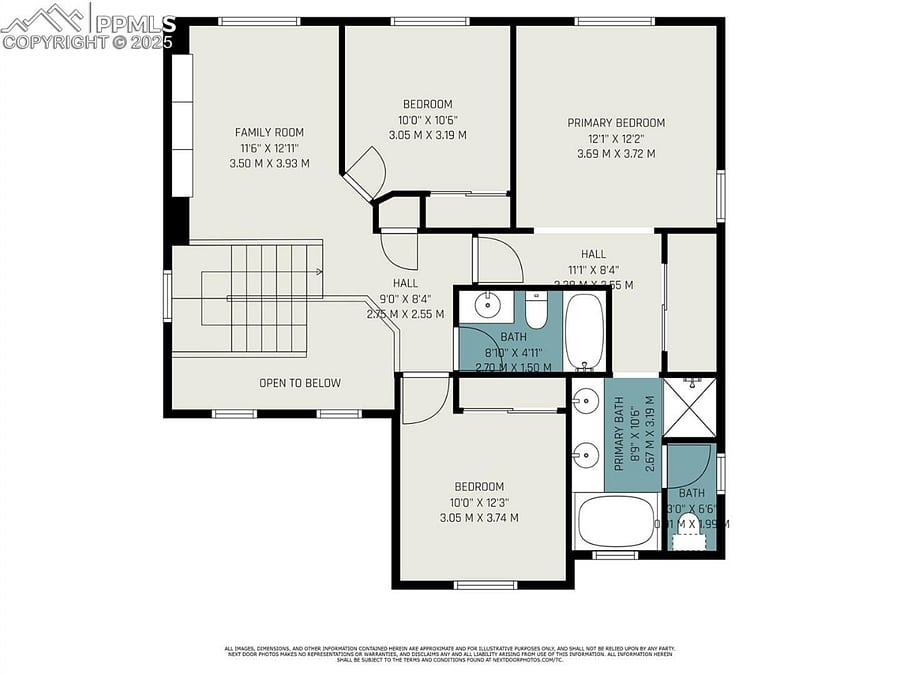 upper level floorplan