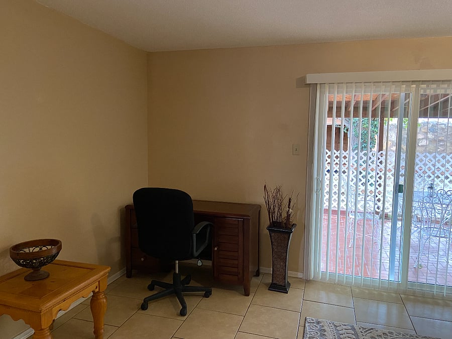 Office Space within living room
