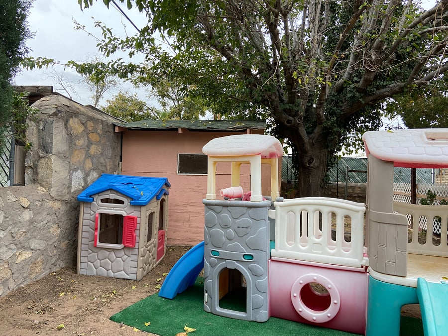 Outdoor play area