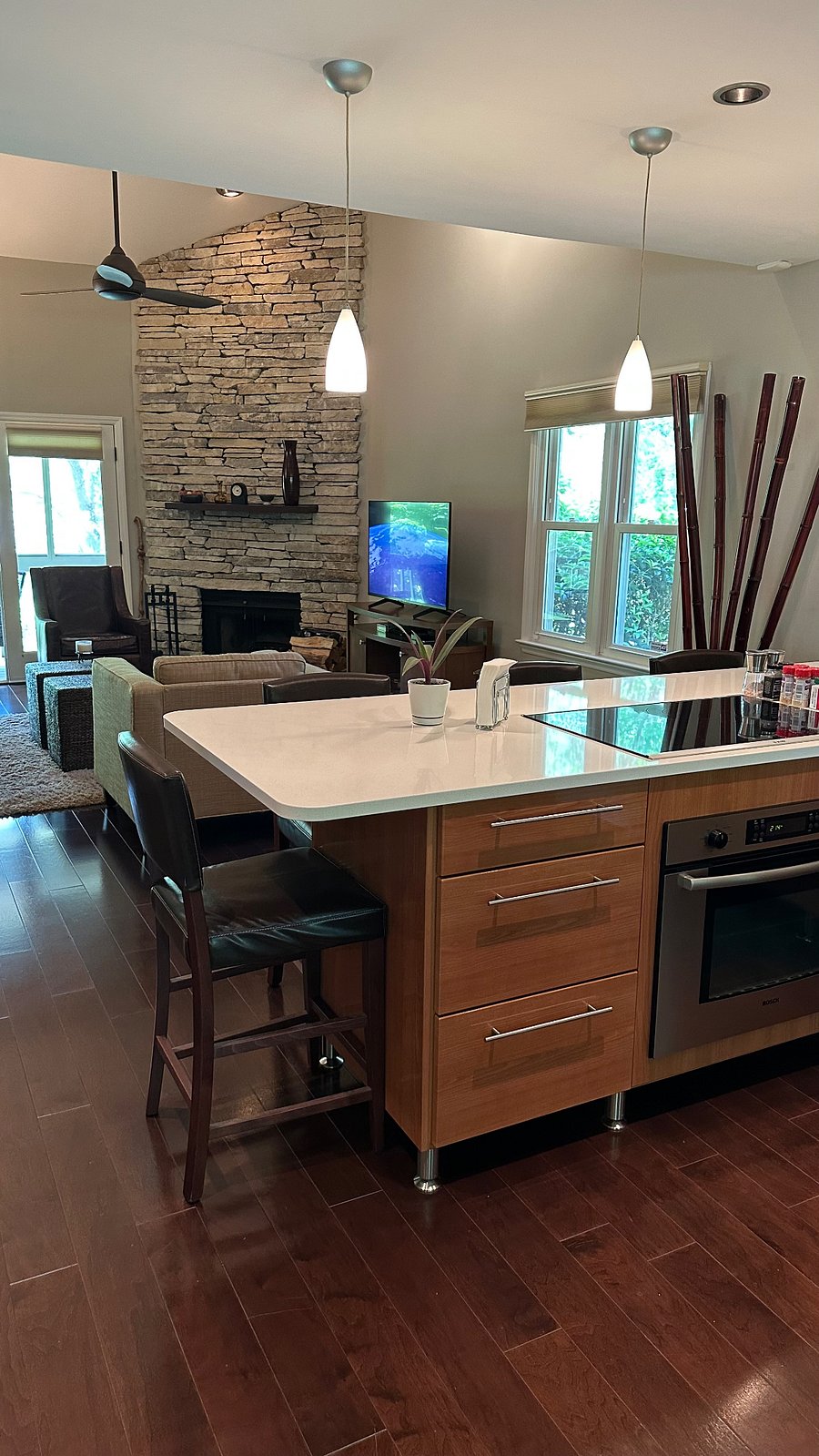 Dining Area & Living Room
