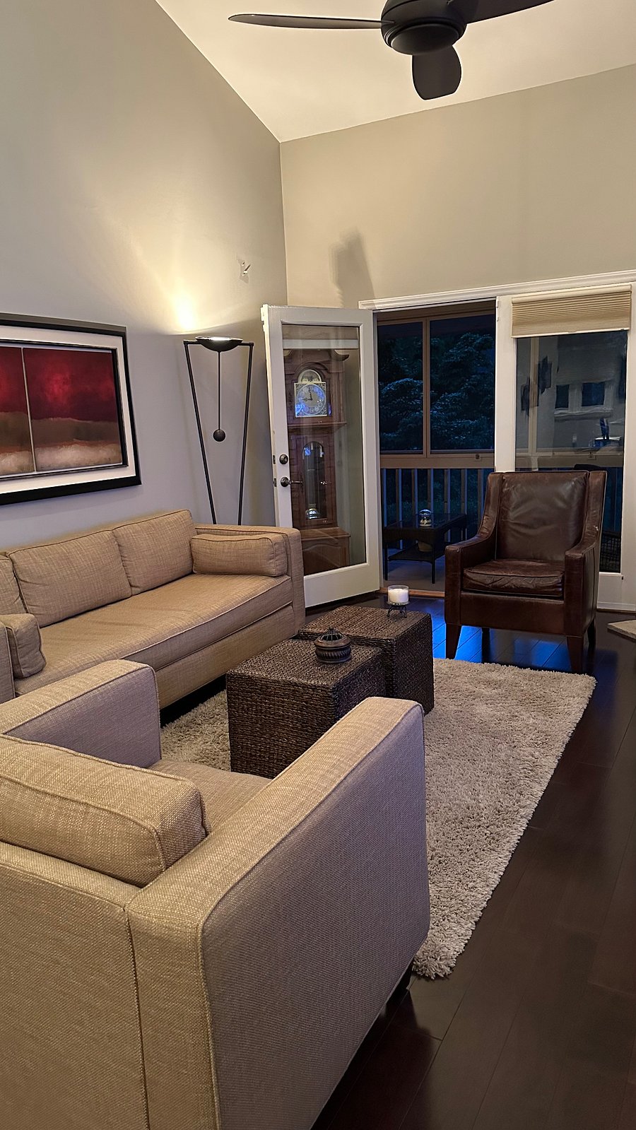 Living Room At Night