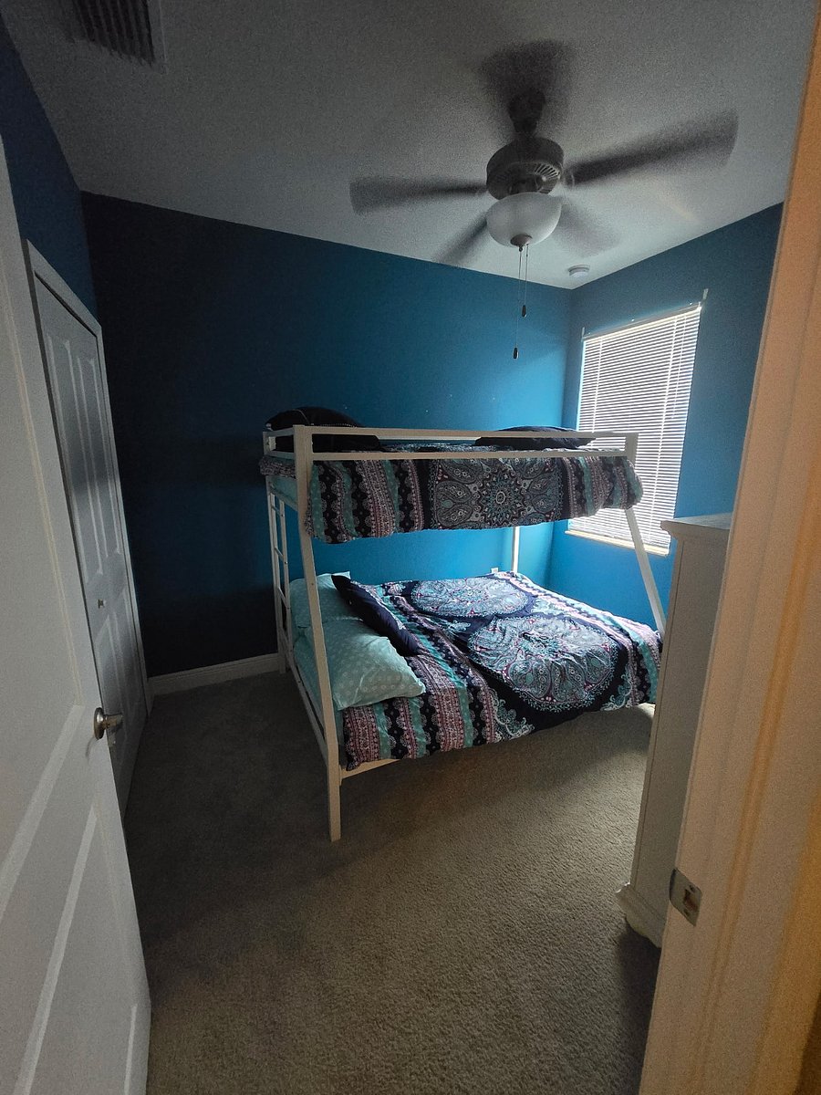  Bedroom #3 with bunk beds , Full bed on bottom with twin bed on top.