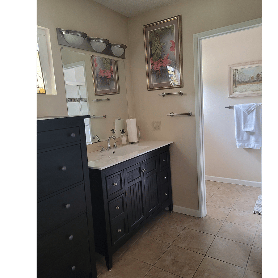 Master Sink and dresser