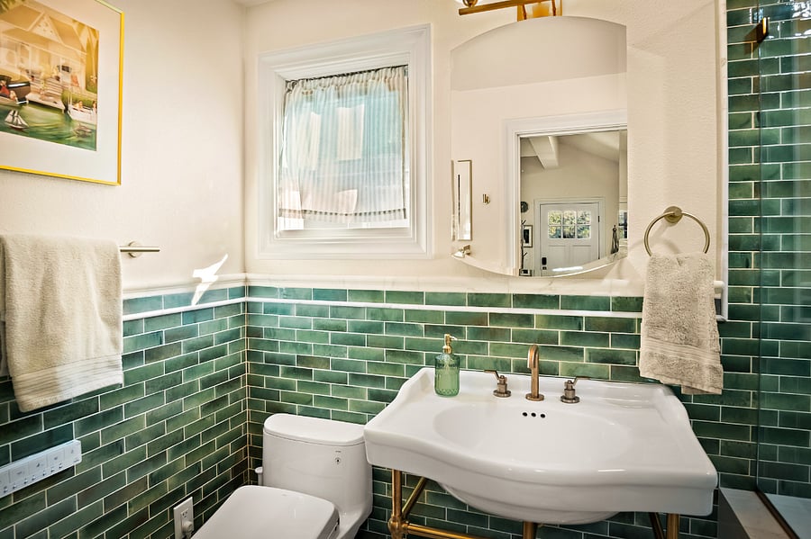 bathroom features a TOTO washlet bidet.