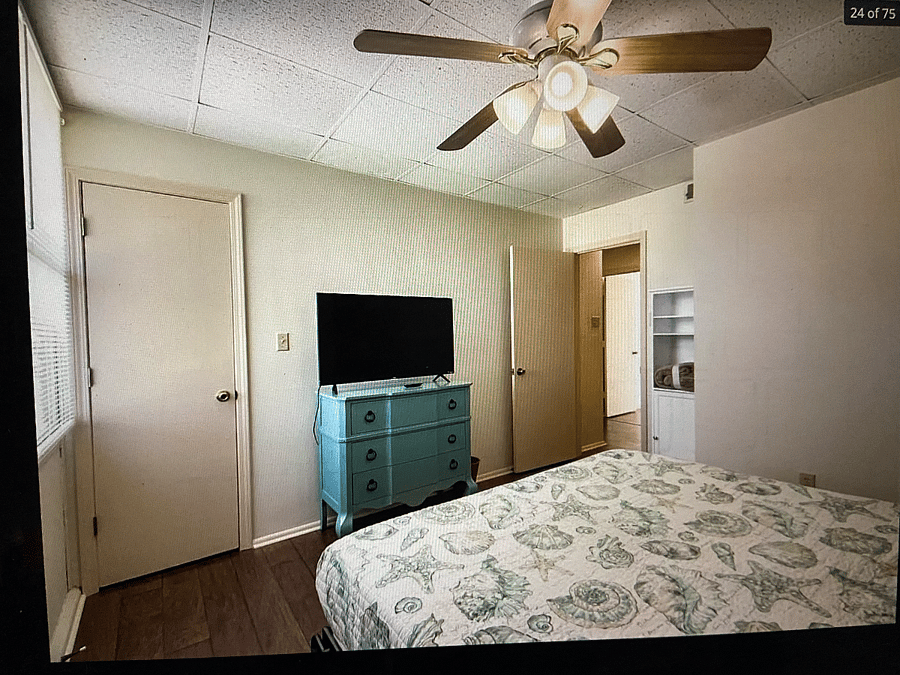 2ND BEDROOM/OPTIONAL OFFICE WITH MURPHY BED. 3 CLOSETS