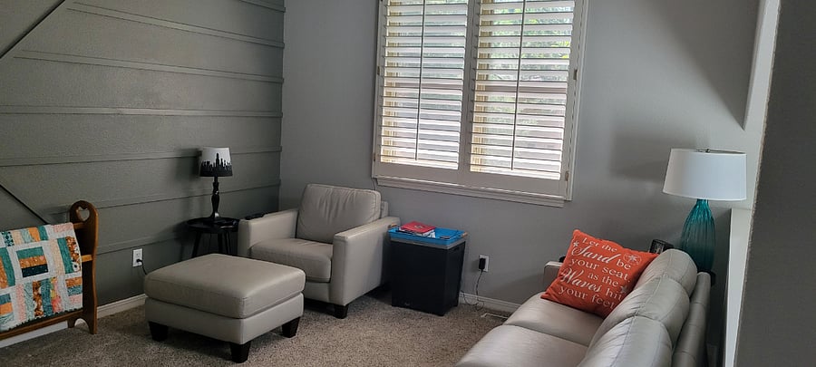Loft/television area
