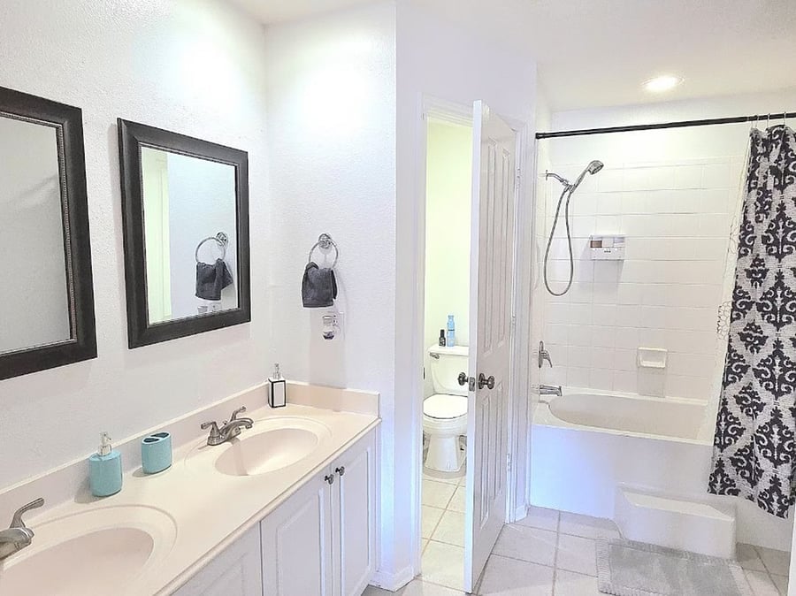 Master bedroom attached bath