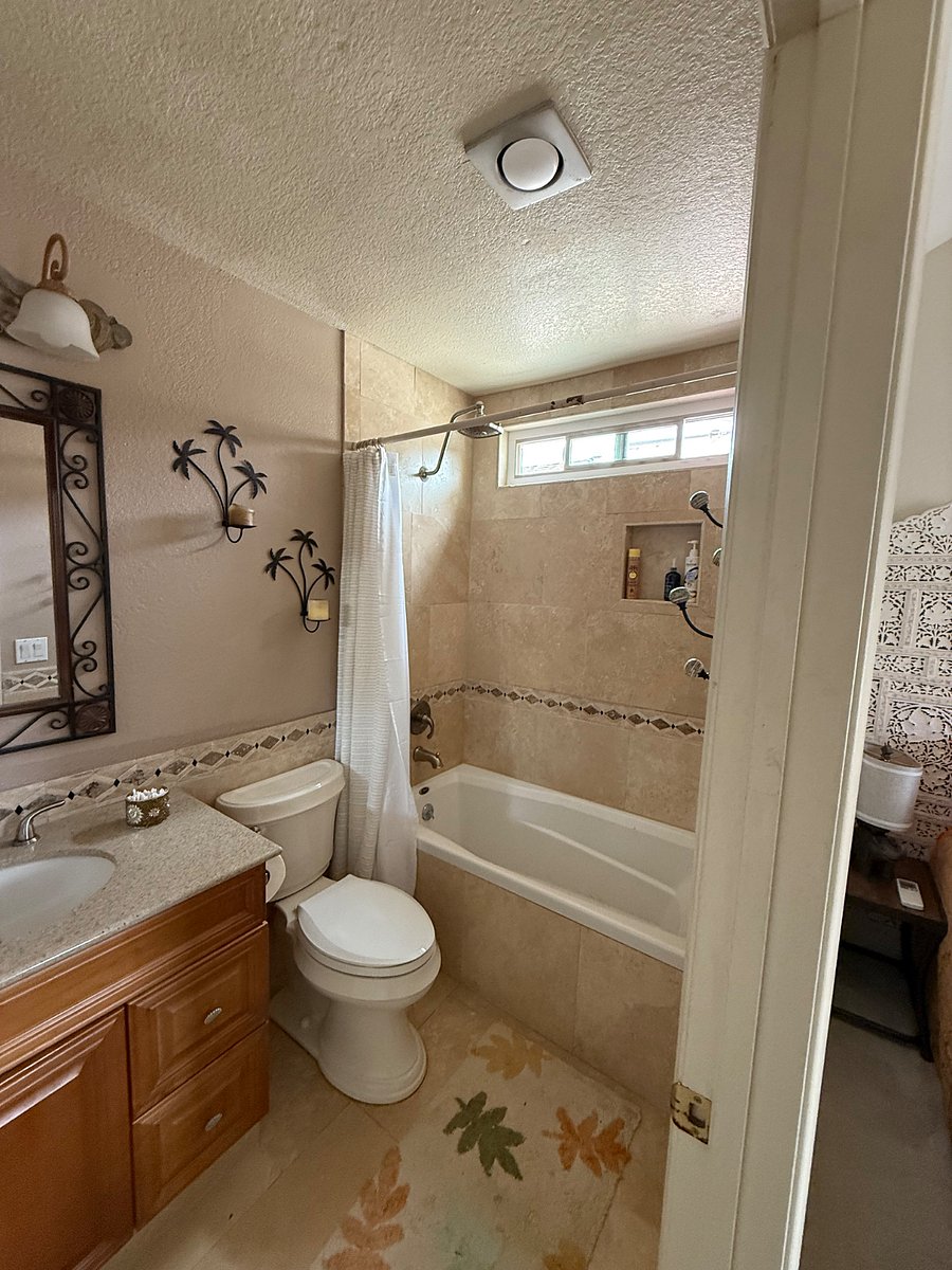 Guest room bathroom