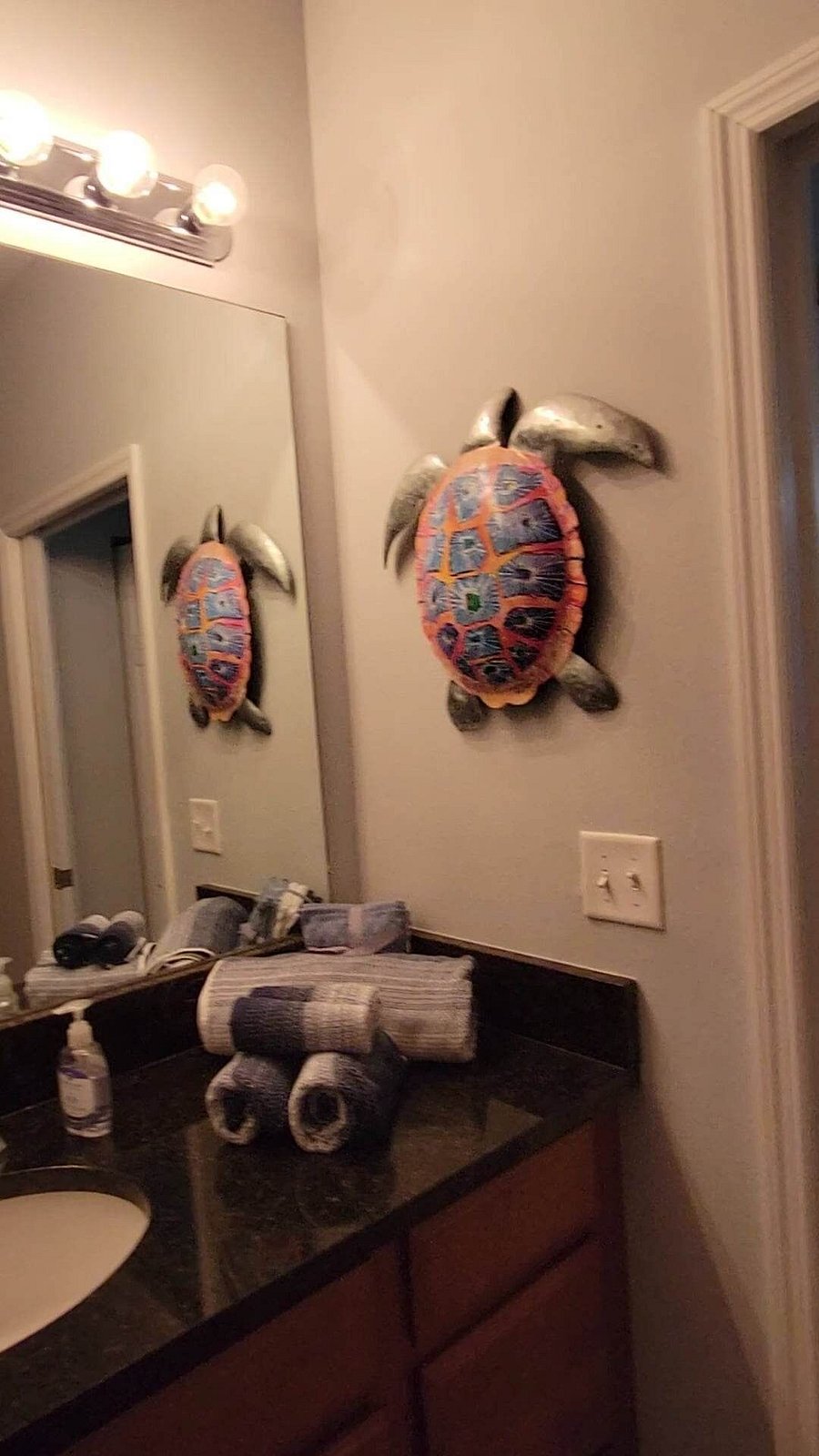 Master bathroom sink