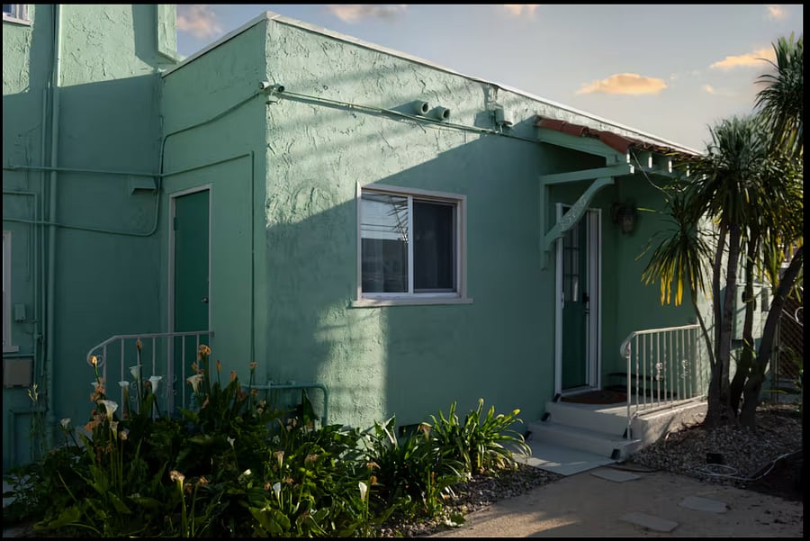 We have two properties on the same lot (duplex). This second unit is 1-bedroom, 1-bathroom with a fun Peachy Clean-themed bathroom, kitchen with a bar seating, cozy living room with brand new TV, and a private bedroom. All units have W/D on site, easy parking in the front or back of the units, and a backyard with hens, garden beds, and surf and boogie boards. 
