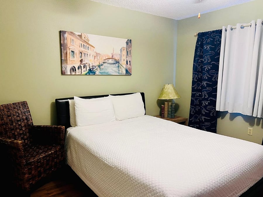 Queen bedroom.