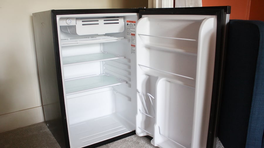 A generously sized mini-fridge is available for you to store snacks and drinks!