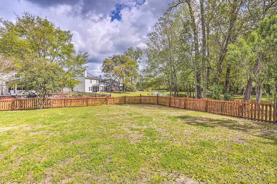 Fenced Backyard