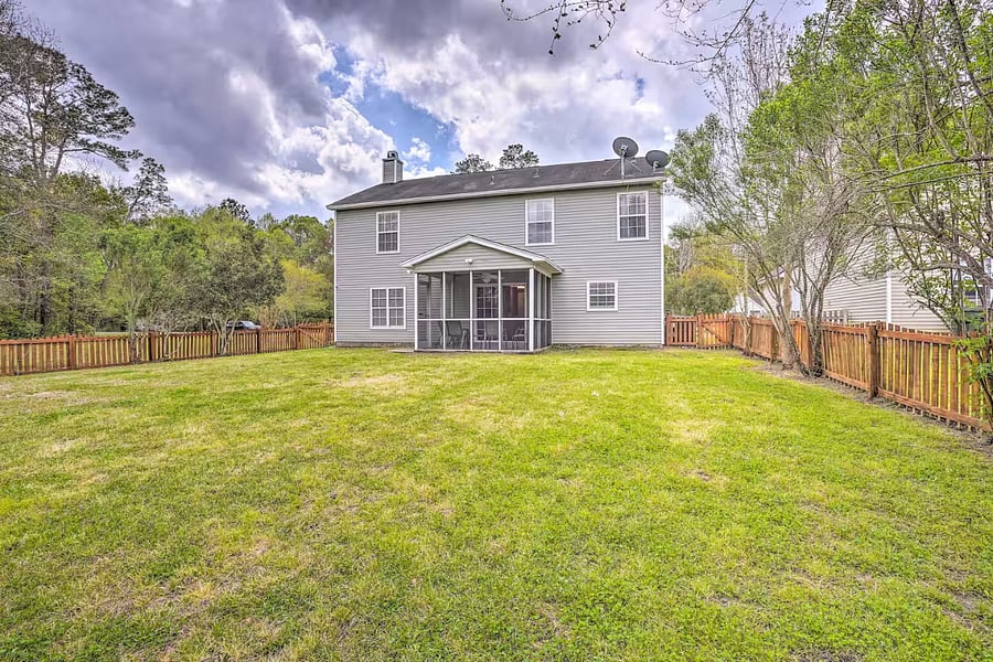 Fenced Backyard