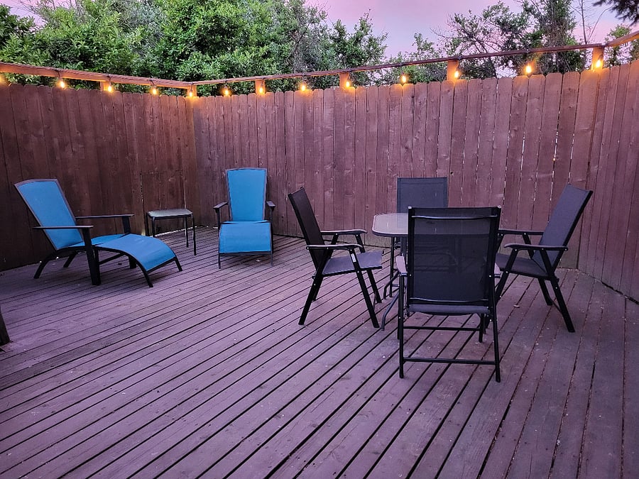 Back deck
