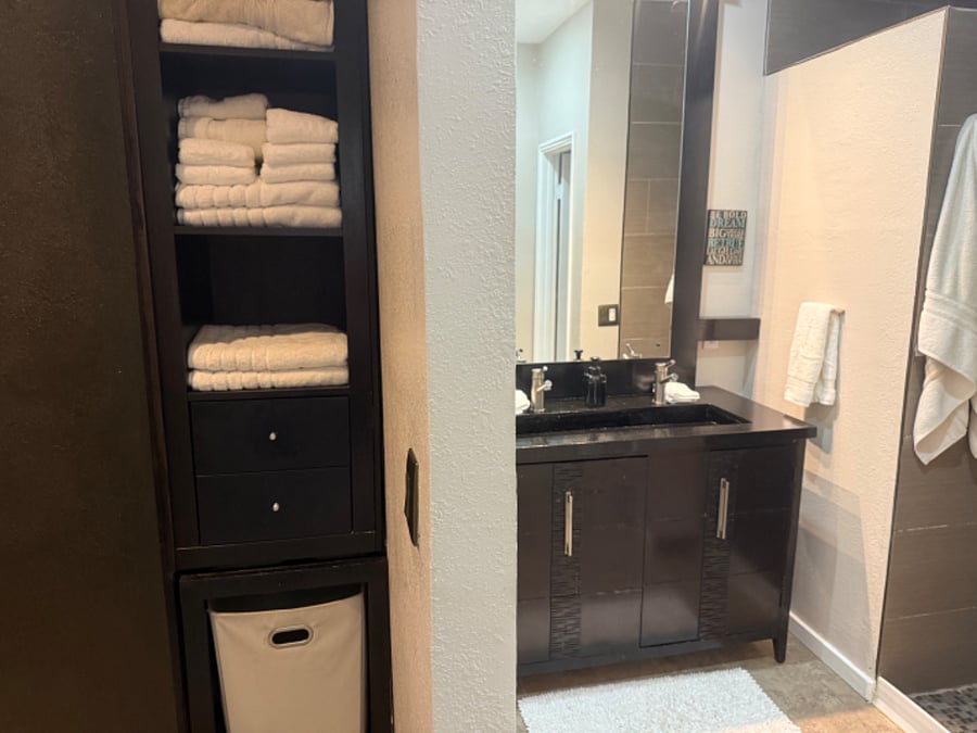 Entry to Primary Bedroom Bathroom