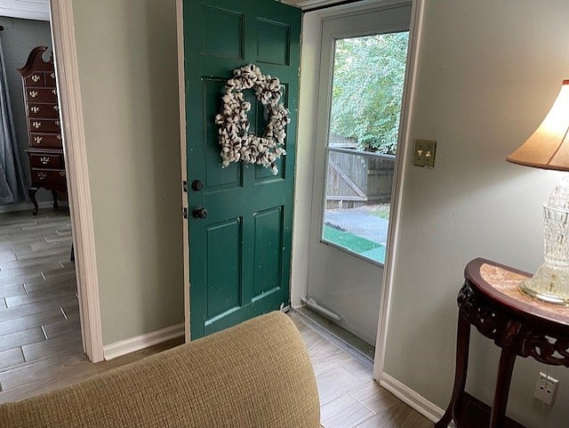 Front door to enclosed courtyard