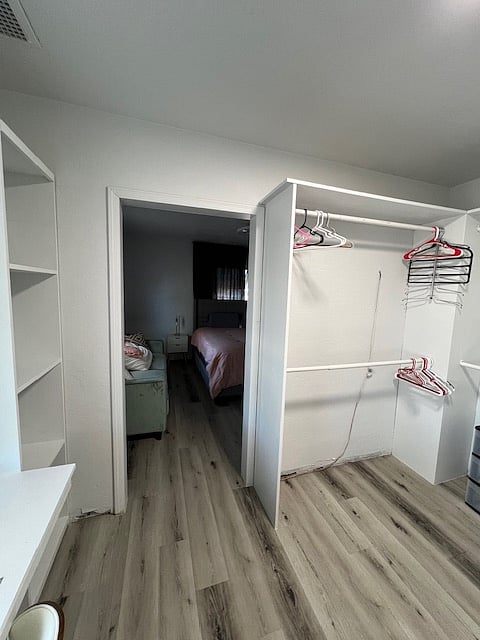 Huge bonus walk-in closet/dressing room attached to Master Bedroom