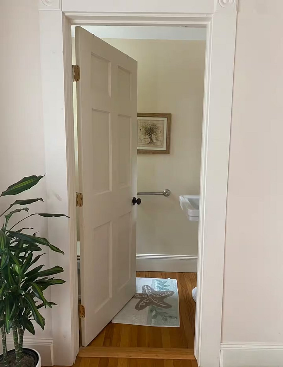 Half Bath opposite the kitchen