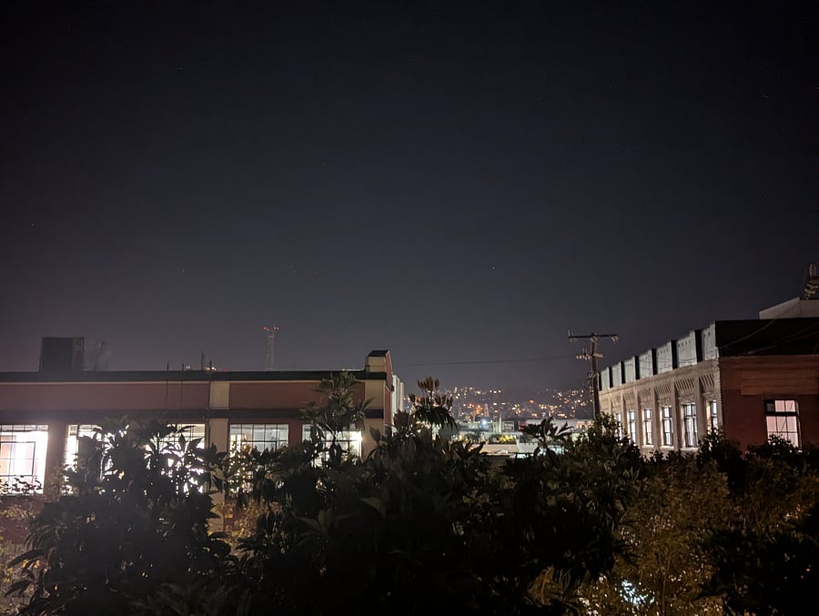 View from living room window