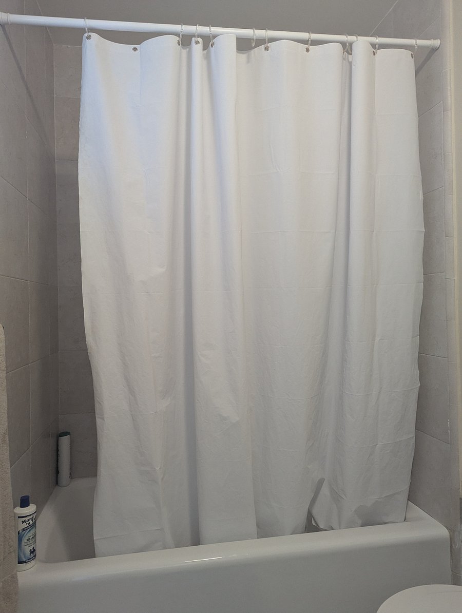 Shower in master bathroom
