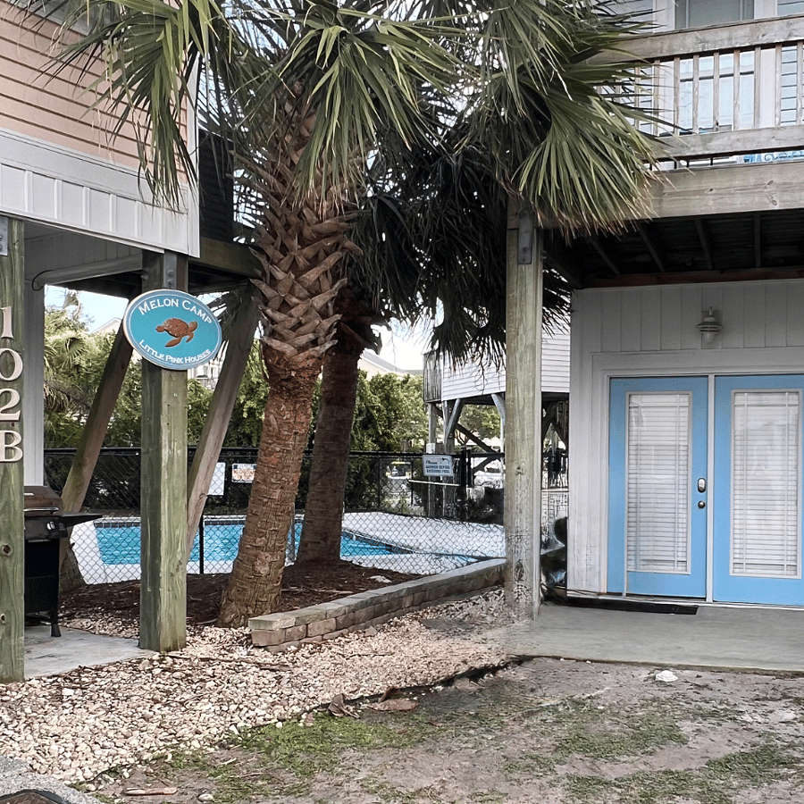 Community Pool Entrance