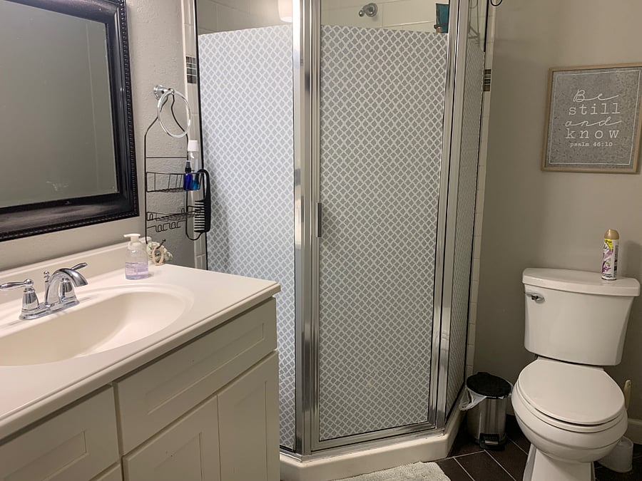 There is one bathroom which is upstairs with the bedrooms.