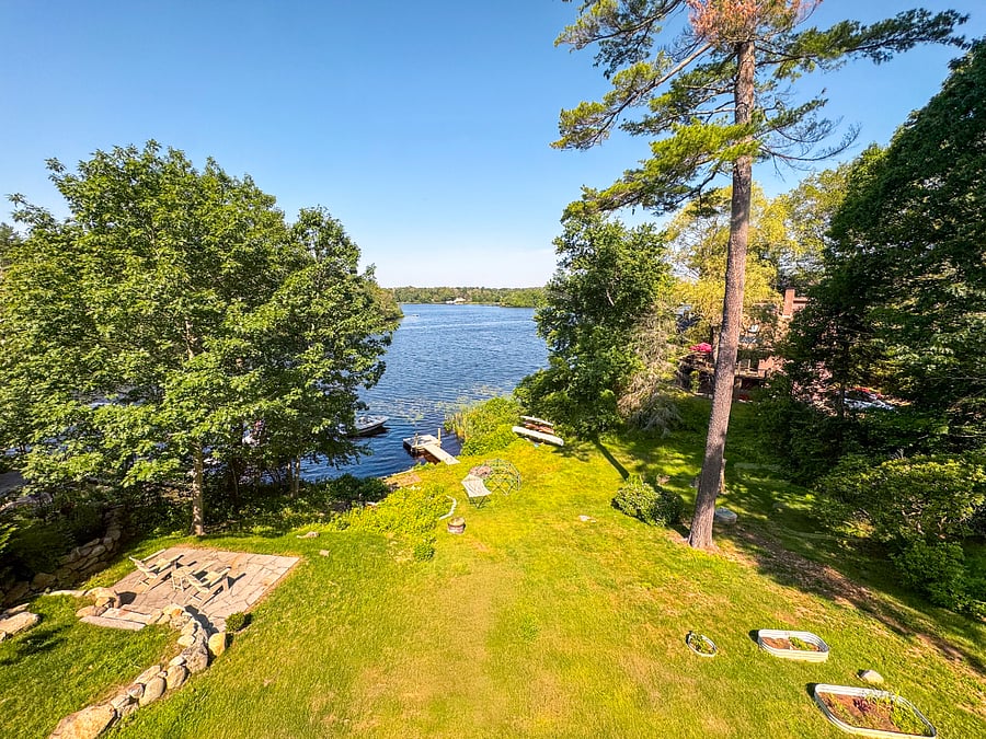 Lake view from master bedroom