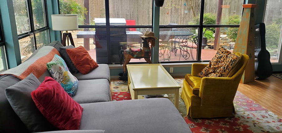 Sunroom facing the garden