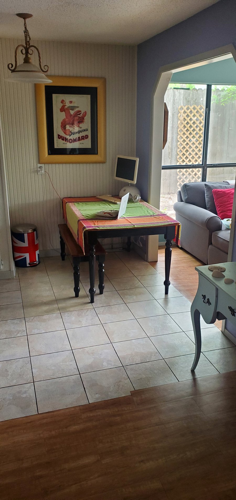 Kitchen/dining area/sunroom
