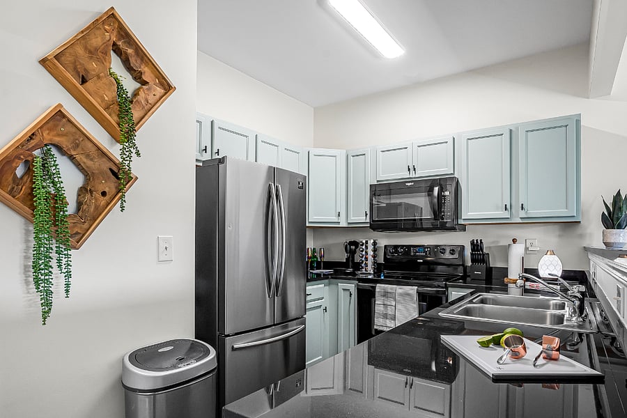 Fully equipped kitchen