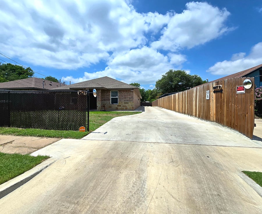 Welcome! Follow this driveway to the back unit- where ultimate comfort awaits!