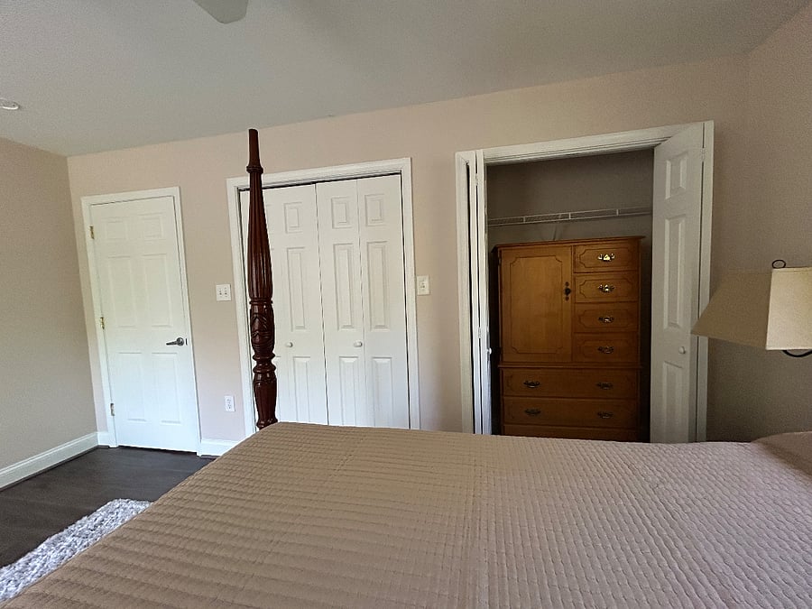Chest of drawers in one of the 2 bedroom closets