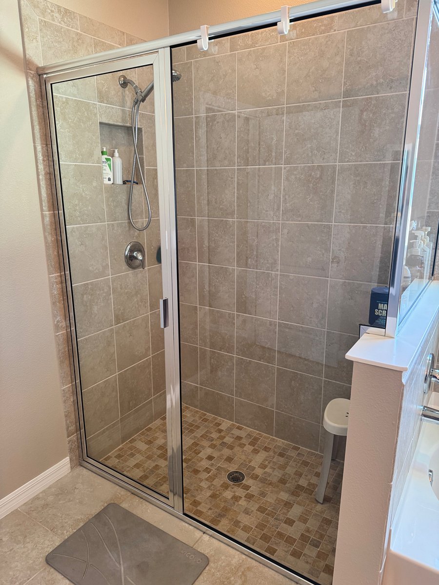 Master bath walk in shower