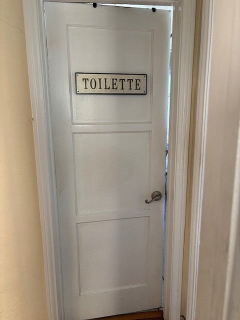 Bathroom door
