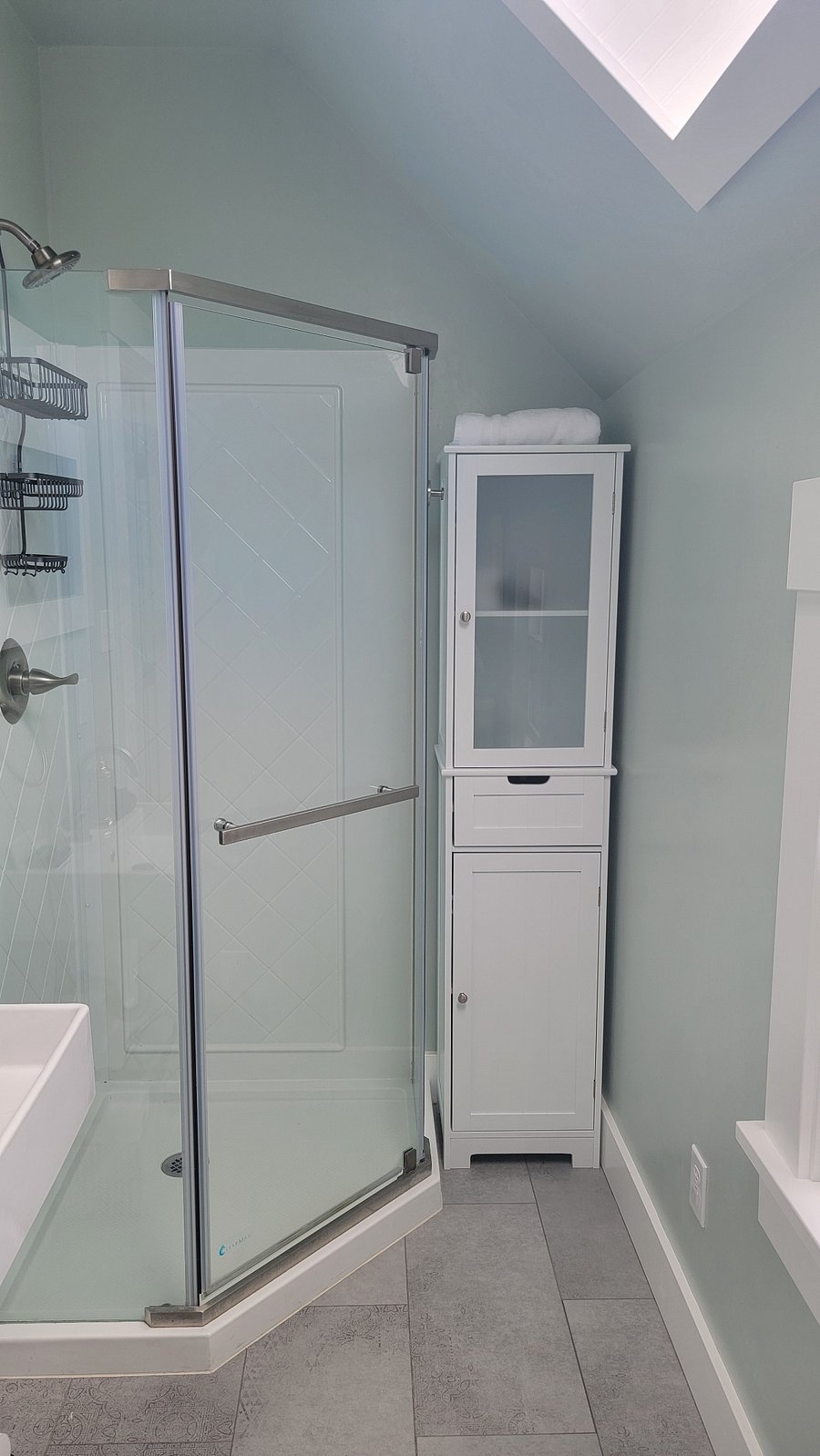 Extra storage in the bathroom