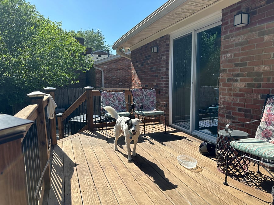 backyard deck