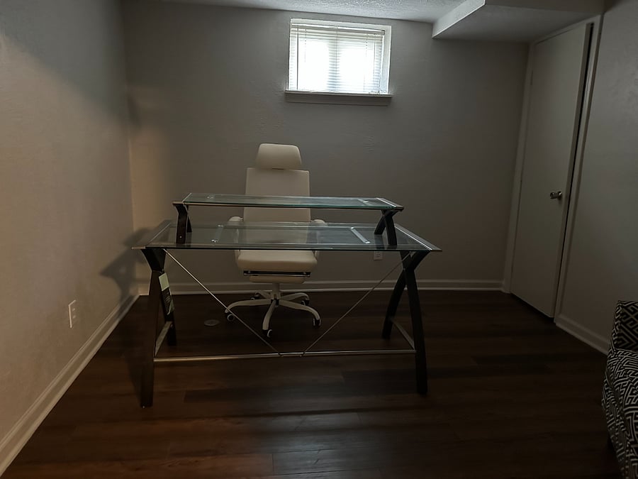 Designated office space
Basement
