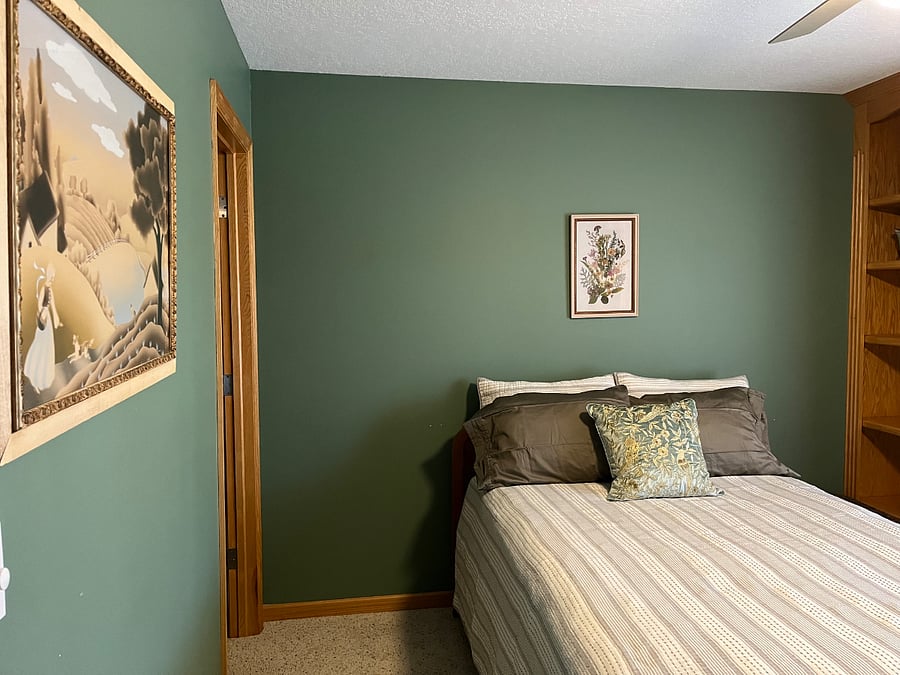 Large walk in closet on the left.