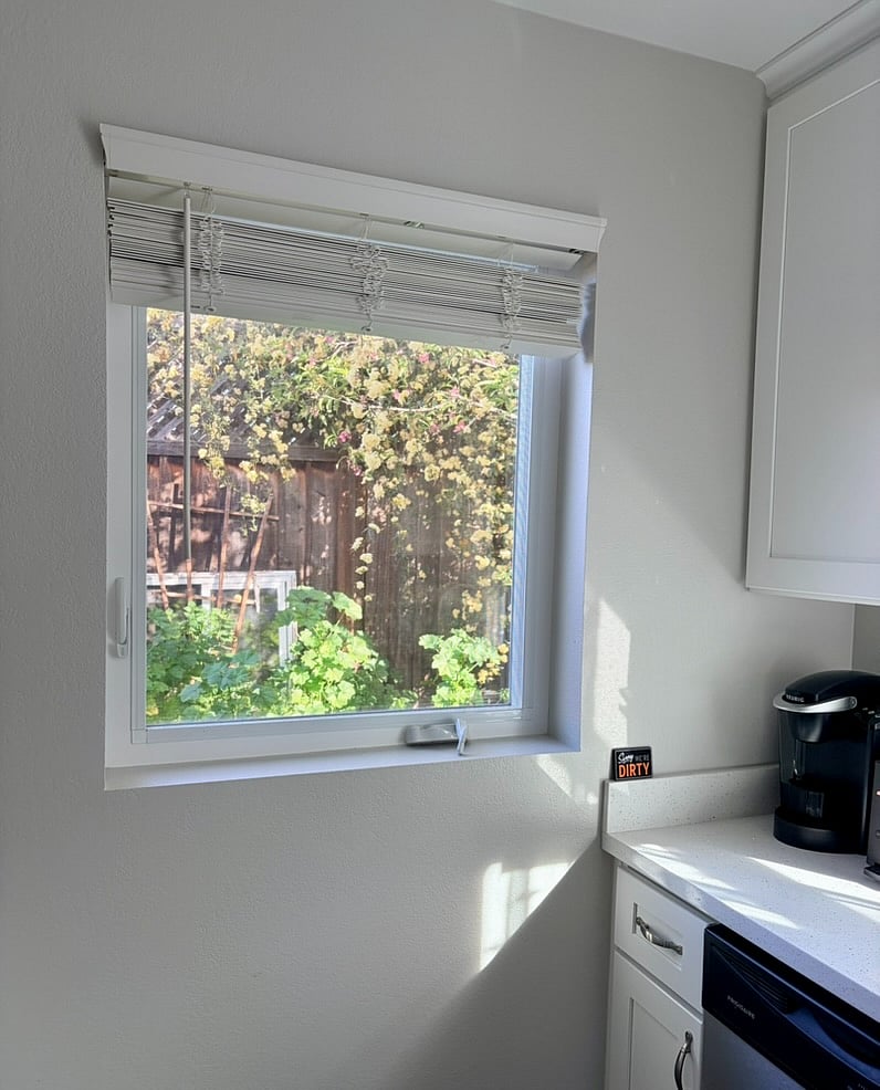 View from kitchen side window