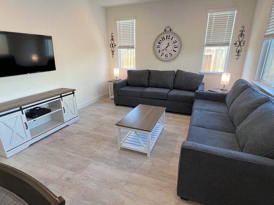 Downstairs living space