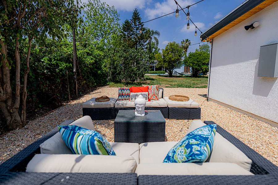 Lounge area to relax and read a book.