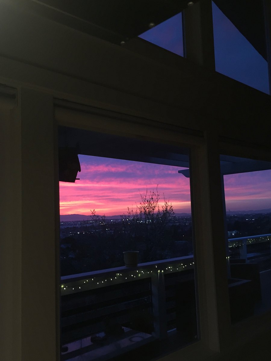 Not every sunset is this pretty but we get a good one at least once a week, more in the summer.