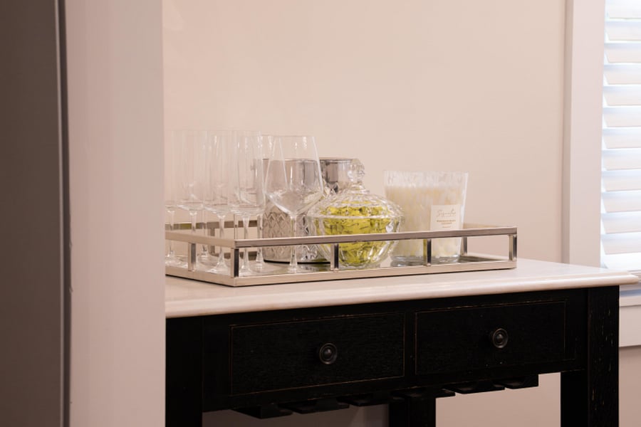Bar in the dining room