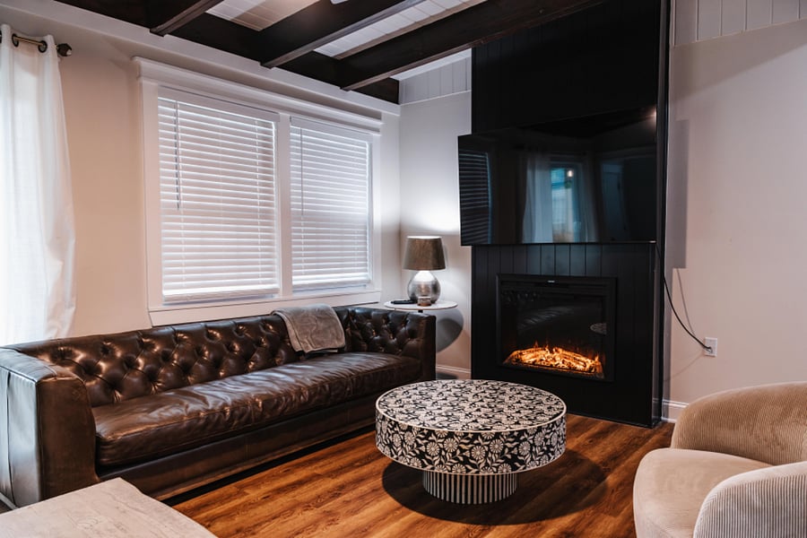 Second Living Room / Fireplace / TV