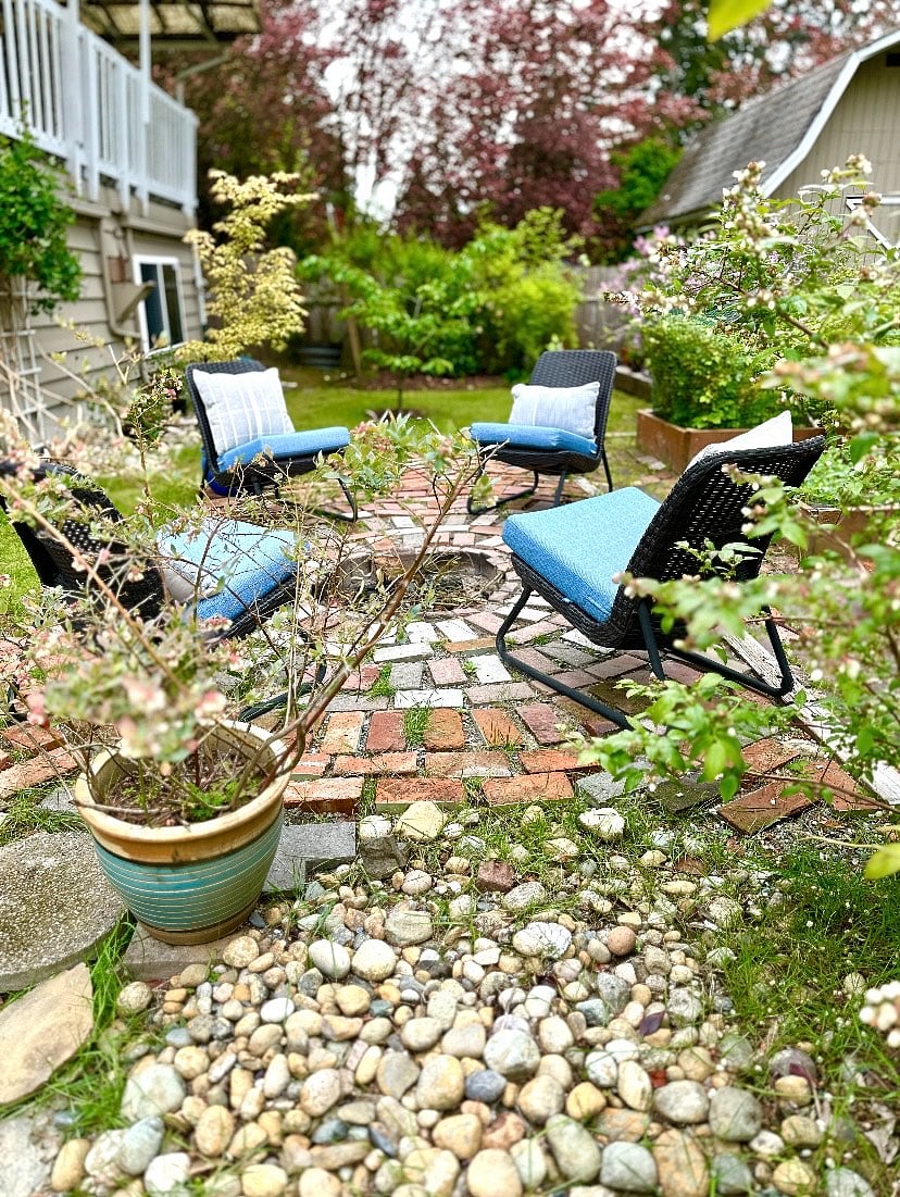 Firewood for the outdoor firepit can be found under the detached carport where you will be parking your car.